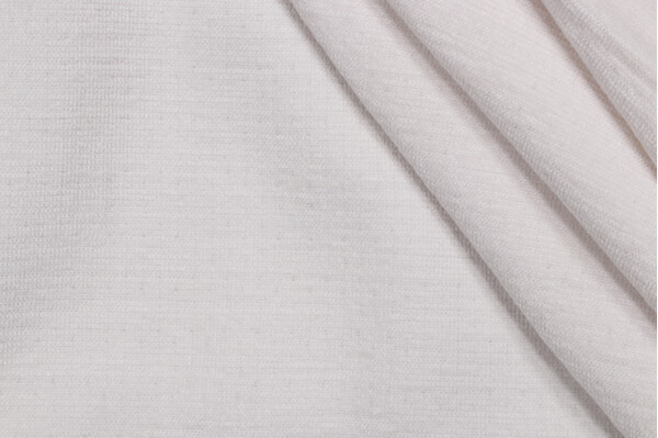 Thibaut Woven Solution Dyed Acrylic Chenille Outdoor Fabric in White