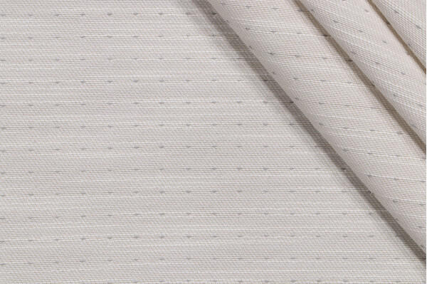 Drift Spot Woven Polyester Outdoor Fabric in Silver