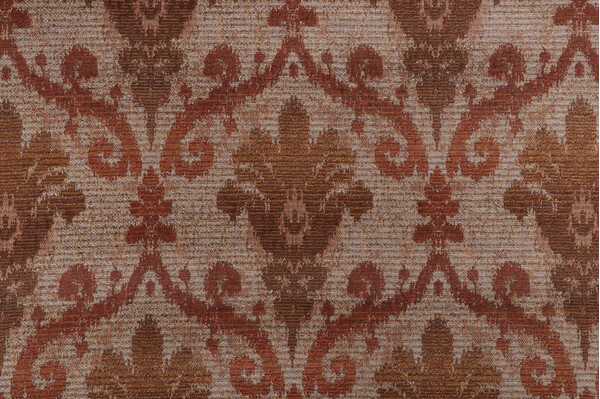 Multi Woven Chenille Upholstery Fabric in Copper