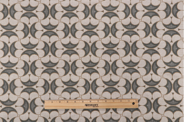 Lacefield Epona Printed Cotton Blend Drapery Fabric in Mercury