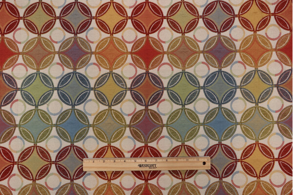 Paragon Global Cassanova Woven Chenille Upholstery Fabric in Carnival
