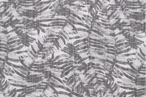 Lacefield Fern Printed Cotton Blend Drapery Fabric in Stone