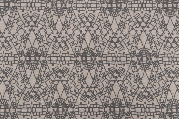Lacefield Caledonia Printed Cotton Blend Drapery Fabric in Slate