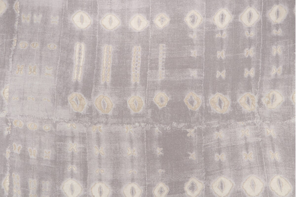 Fascination Printed Drapery Fabric in Pearl Grey