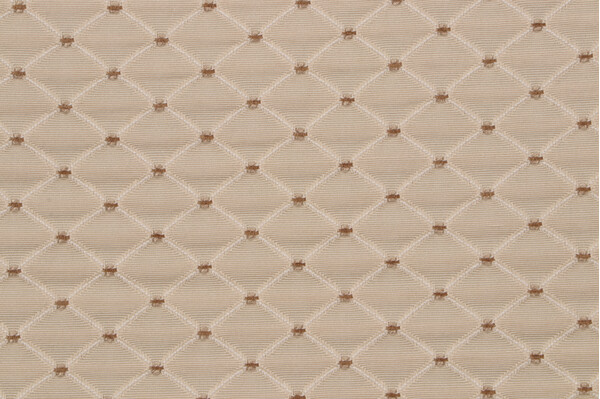 Diamond Embroidered Decorator Fabric in Sand