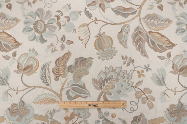 Josephine Woven Upholstery Fabric in Spa
