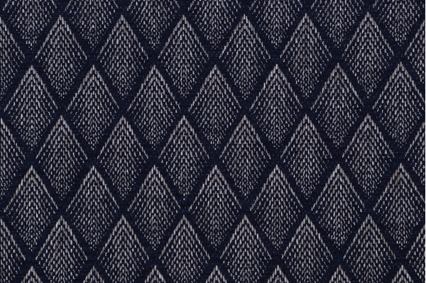 Sample of Crypton Hazel High Performance Woven Chenille Upholstery Fabric in Navy 