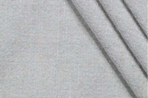 Sample of Crypton Dorado High Performance Woven Chenille Upholstery Fabric in Icicle 