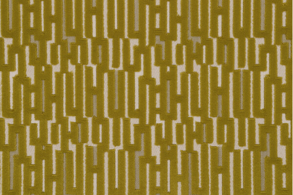 Crypton Lublin High Performance Velvet Upholstery Fabric in Citron 