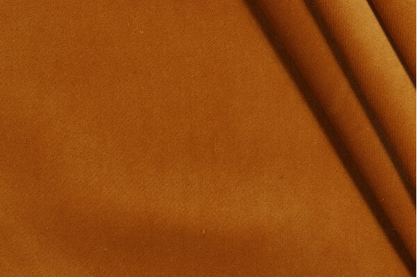 Sample of Crypton Sintra High Performance Velvet Upholstery Fabric in Curry 