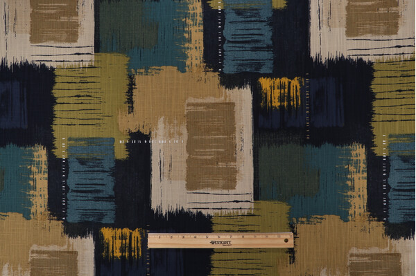 Covington Beyond Printed Cotton Drapery Fabric in 534-Ink 