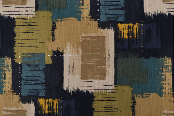 Covington Beyond Printed Cotton Drapery Fabric in 534-Ink 