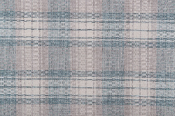 Waverly Kintyre Plaid Woven Upholstery Fabric in Glacier 