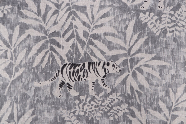 Click for Hilary Farr Le Tigre Printed Cotton Blend Drapery Fabric in 952-Stone for Covington  Hilary Farr Le Tigre Printed Cotton Blend Drapery Fabric in 952-Stone for Covington