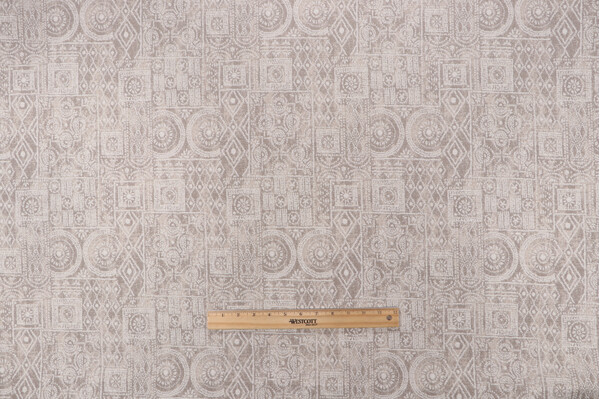 Sample of Sunbrella Bodhi 145268-0005 Woven Solution Dyed Acrylic Outdoor Fabric in Flax 