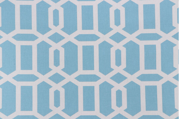 Sample of Mill Creek Bondi Printed Cotton Drapery Fabric in Seawind 