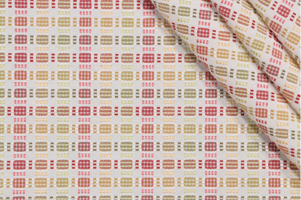 Covington Branford Woven Decorator Fabric in 354-Fruit Punch 