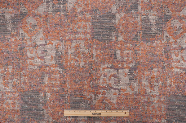 Leyton Woven Upholstery Fabric in Fire