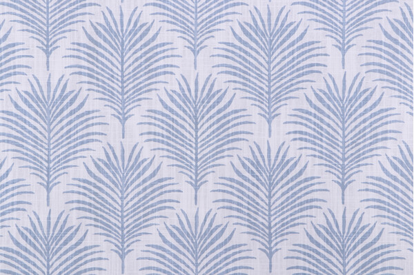 Premier Prints Palmetto - Slub Canvas Printed Cotton Drapery Fabric in Mist