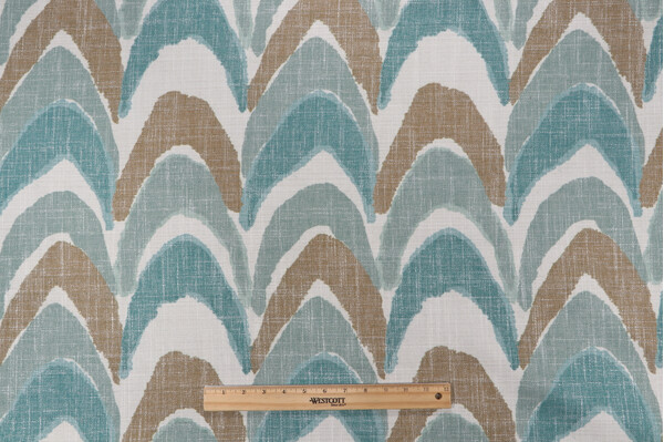 Richloom Departures Printed Polyester Blend Drapery Fabric in Rainforest 