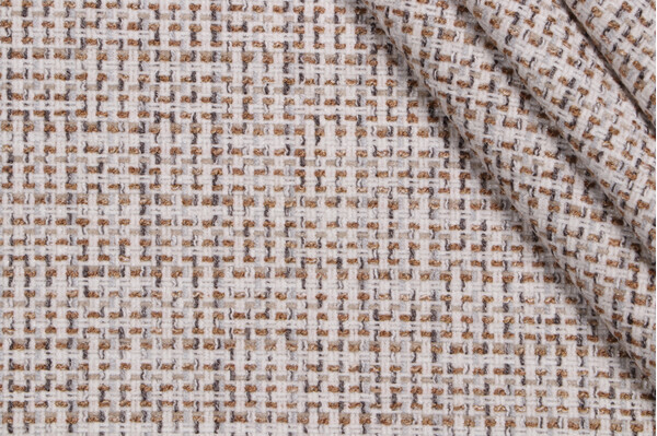 Richloom Hollis Woven Chenille Upholstery Fabric in Flax 