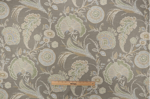 Click for Richloom Malaya Printed Cotton Drapery Fabric in Oasis  Richloom Malaya Printed Cotton Drapery Fabric in Oasis
