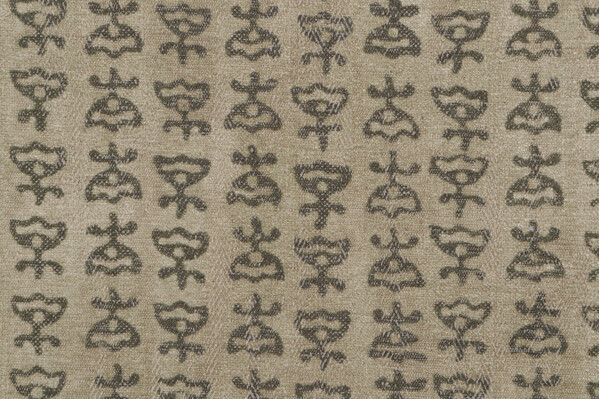 Richloom Lakshmi Printed Chenille Decorator Fabric in Agave 