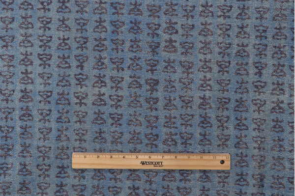 Click for Richloom Lakshmi Printed Chenille Decorator Fabric in Sapphire  Richloom Lakshmi Printed Chenille Decorator Fabric in Sapphire