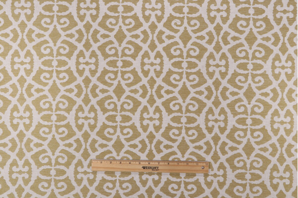 Richloom Hira Woven Upholstery Fabric in Pear 