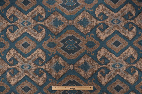 Richloom Kently Chenille Tapestry Upholstery Fabric in Topaz 