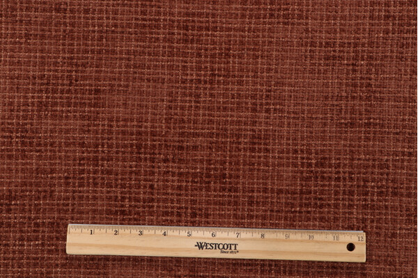 Richloom Wagonga Woven Chenille Upholstery Fabric in Spice 