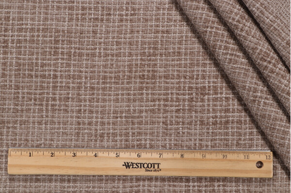 Richloom Wagonga Woven Chenille Upholstery Fabric in Stone 