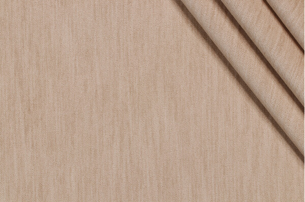 Sample of Richloom Monique Velvet Upholstery Fabric in Flaxen 