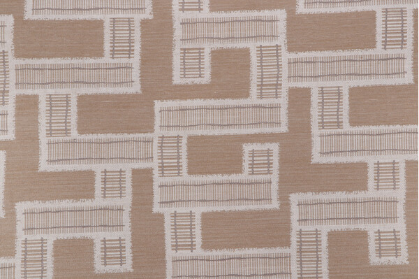 Sample of PK Lifestyles Express Track Woven Upholstery Fabric in Linen 