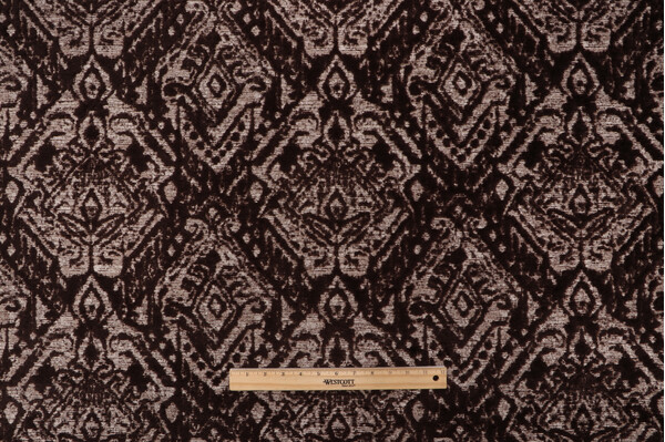 Sample of P Kaufmann Rivas Woven Chenille Upholstery Fabric in Java 