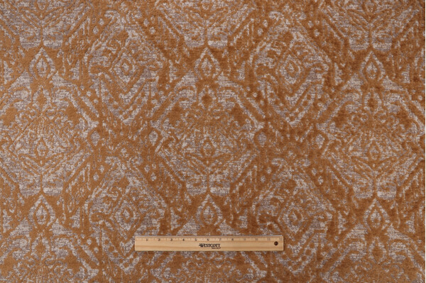 P Kaufmann Rivas Woven Chenille Upholstery Fabric in Honey 