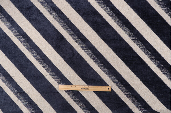 P Kaufmann Lunado Woven Chenille Upholstery Fabric in Ink 