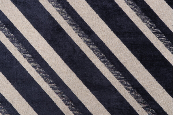 P Kaufmann Lunado Woven Chenille Upholstery Fabric in Ink 