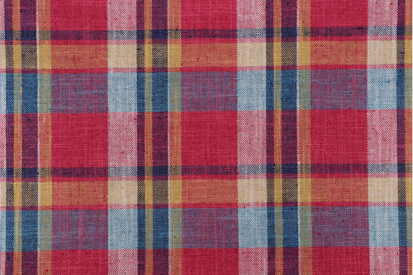 Click for P Kaufmann Glenfield Plaid Woven Upholstery Fabric in Mardi Gras  P Kaufmann Glenfield Plaid Woven Upholstery Fabric in Mardi Gras