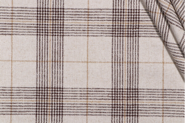 Sample of P Kaufmann Devonshire Woven Upholstery Fabric in Ganache 