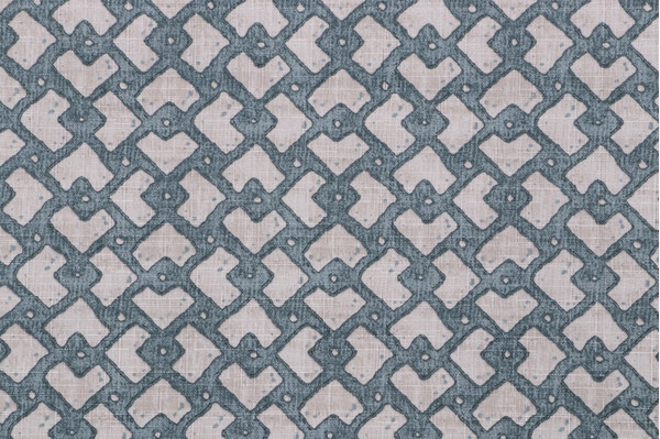 Magnolia Home Byers Printed Polyester Outdoor Fabric in Spa 