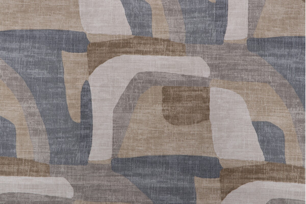 Magnolia Home Bravo Printed Polyester Outdoor Fabric in Pebble 