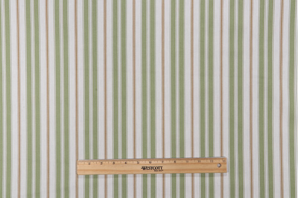 Magnolia Home Newbury Printed Cotton Drapery Fabric in Aloe 