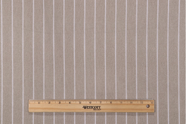 Sample of Magnolia Home Butler-Sanforized Printed Cotton Drapery Fabric in Wheat 