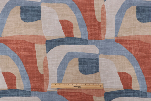 Magnolia Home Bravo Printed Polyester Outdoor Fabric in Calypso 