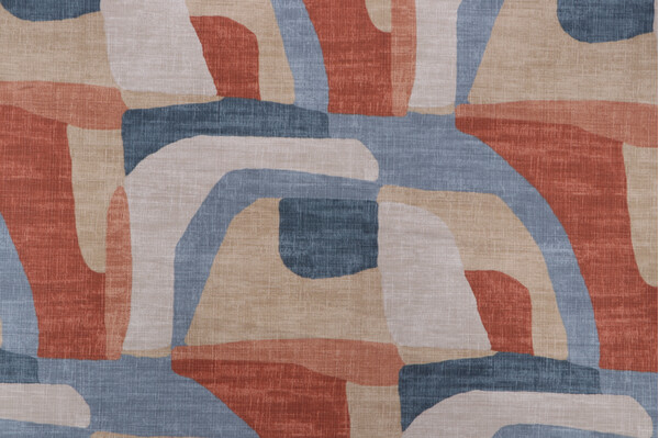 Magnolia Home Bravo Printed Polyester Outdoor Fabric in Calypso 