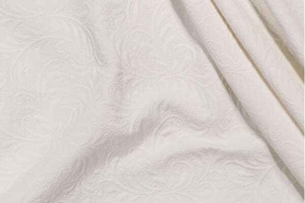 Textile 360 Samira Matelasse Upholstery Fabric in Ivory