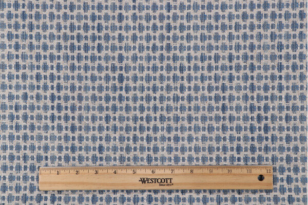 Tendy Woven Upholstery Fabric in Denim