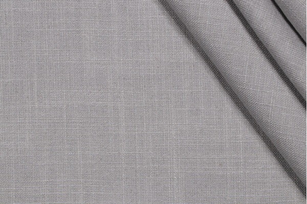 Melton Woven Decorator Fabric in Silver