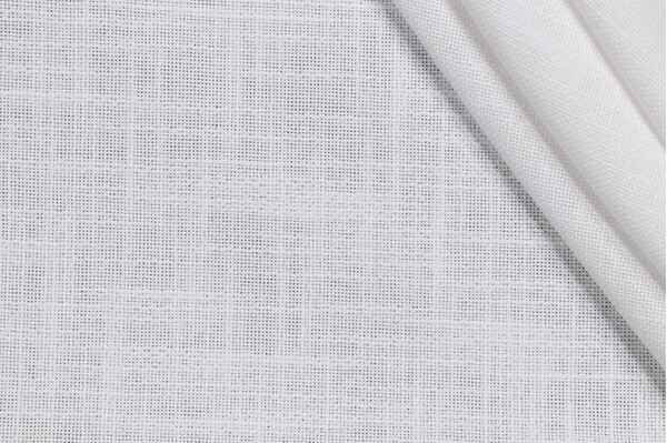 Norden Woven Drapery Fabric in White